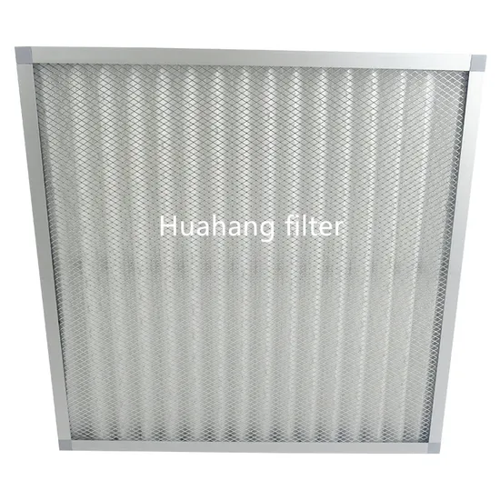 High efficiency and high humidity clapboard panel air filter